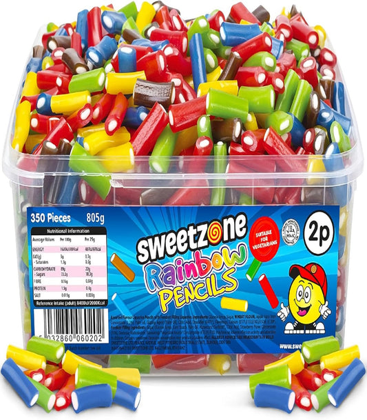 Sweetzone Rainbow Mini Pencils 805g