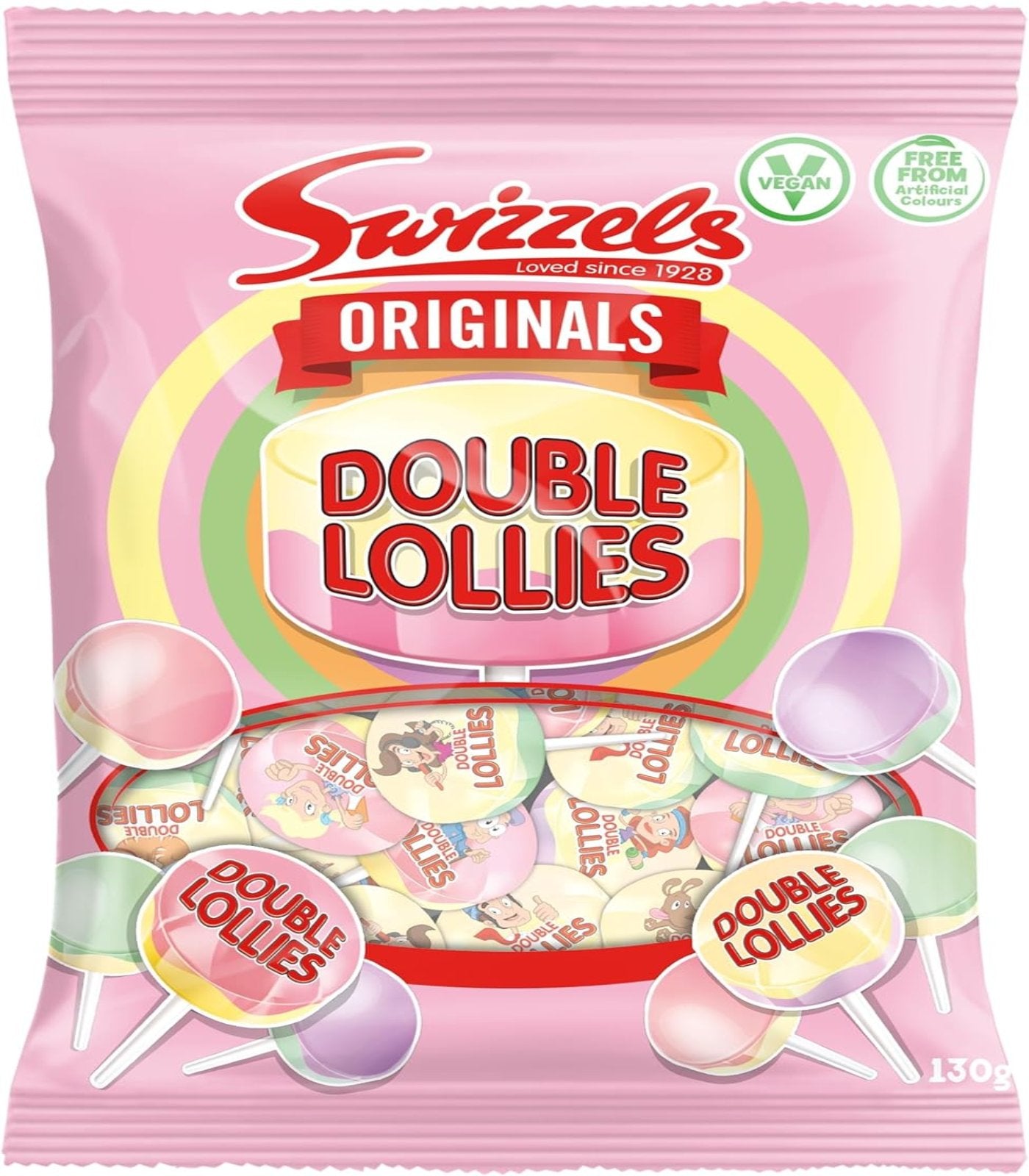 Swizzels Original Double Lollies 130g