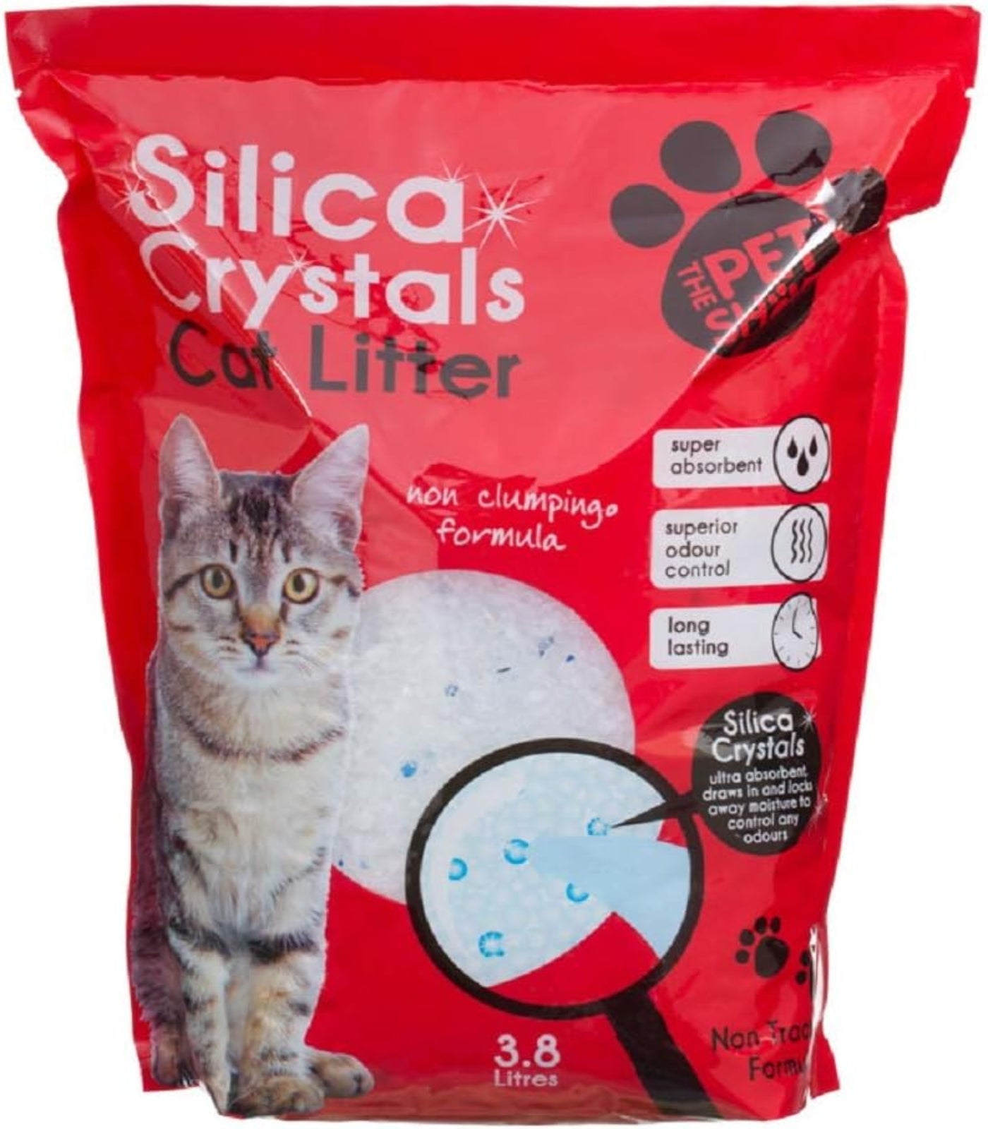 The Pet Shop Silica Crystals Cat Litter 3.8L
