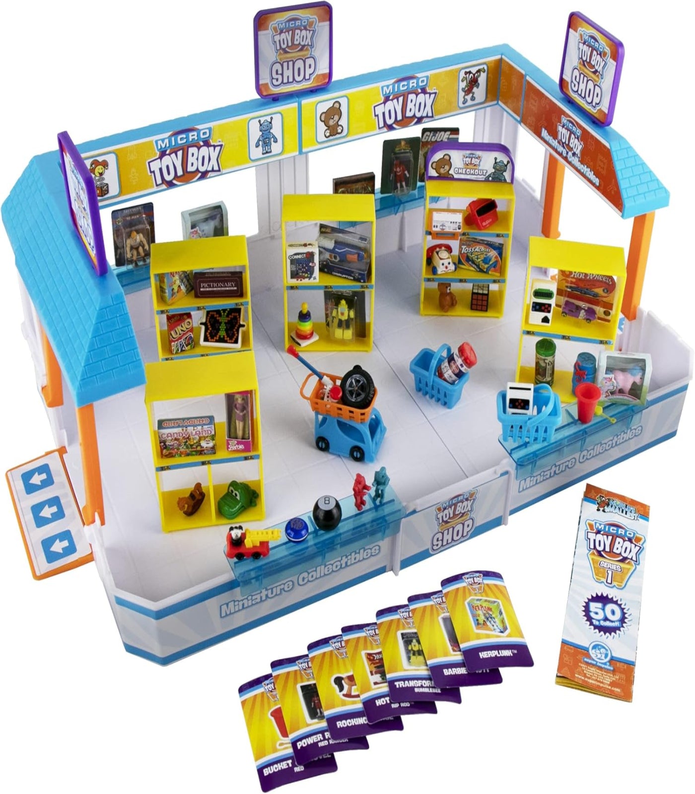 World's Smallest Micro Toy Box Store Playset 8+