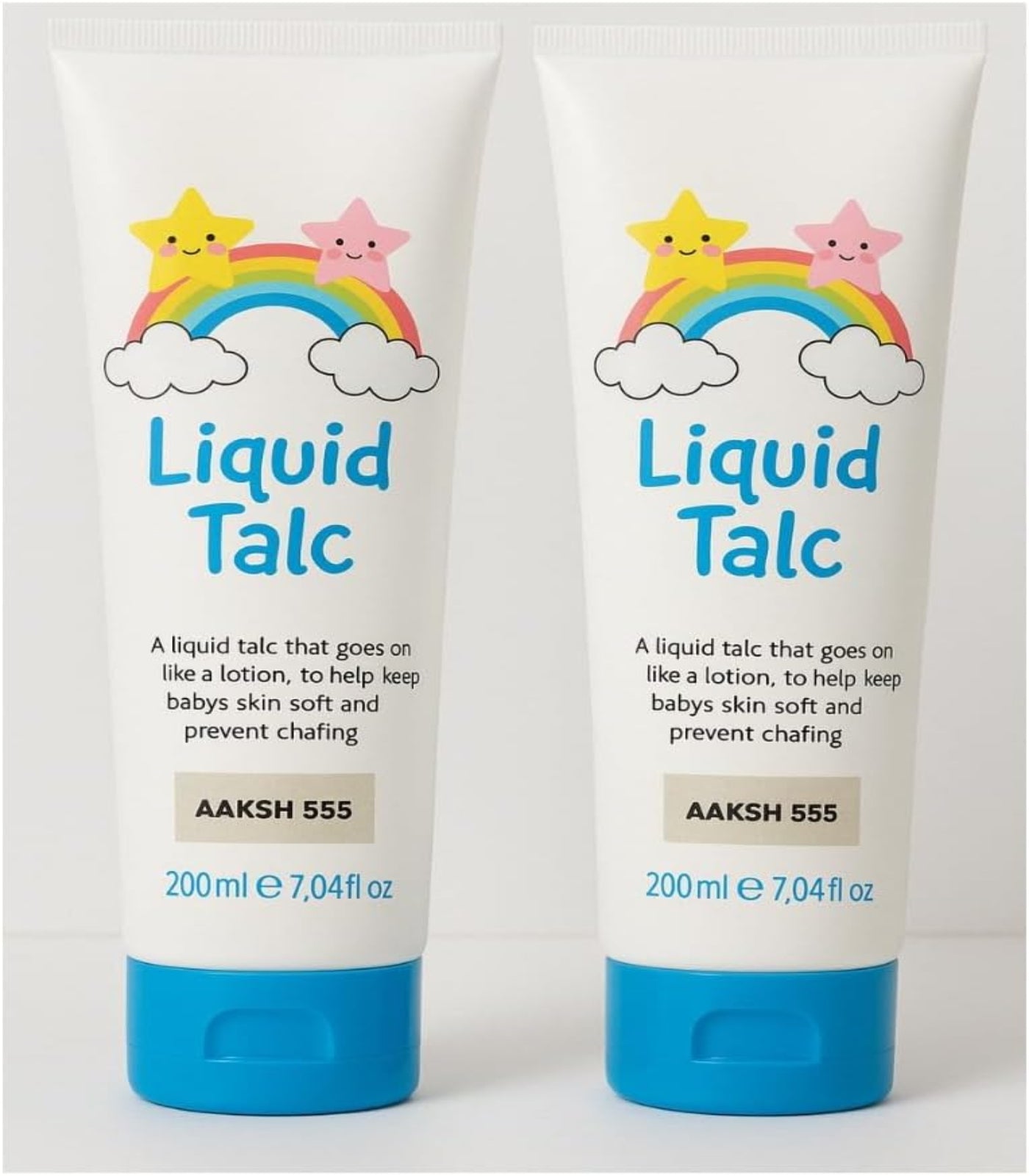 XBC Liquid Talc Baby Body Lotion 200ml (2 Pack)