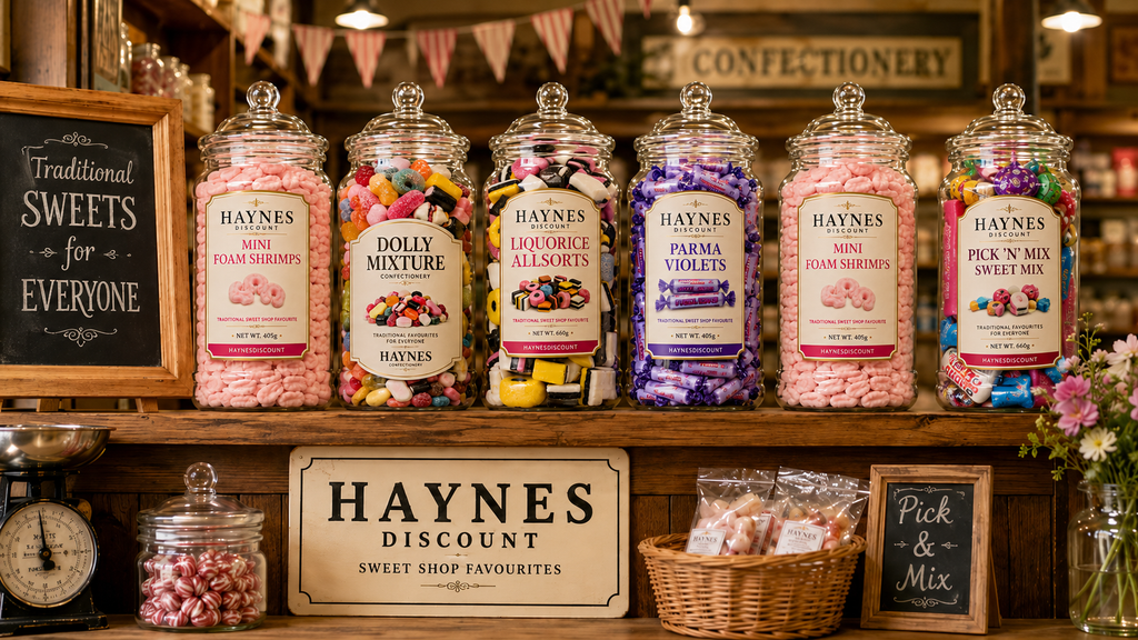 Double Lollies Sweet Jar 500g | Haynes Confectionery