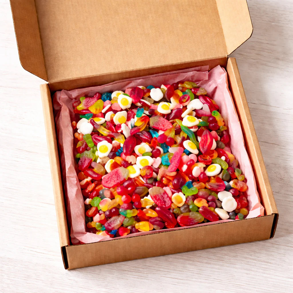 Jelly Pick n Mix Sweets | Classic Gummy Candy Mix | Sweet Box, Bag or Jar | Party Bag Fillers | Gift Hamper Treats | Pick and Mix UK