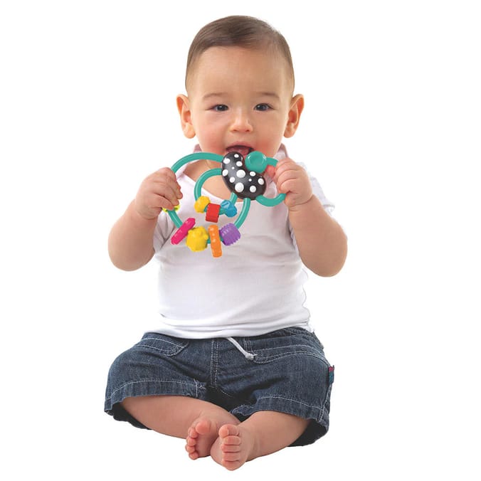 Playgro Swirly Teething Rattle 3m+