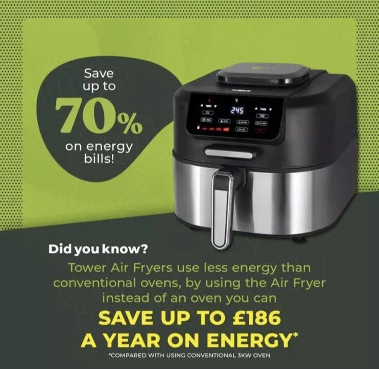 Tower 5 In 1 Air Fryer & Smokeless Grill