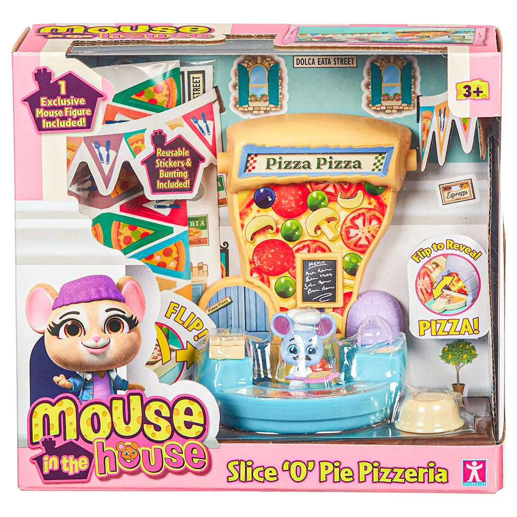 Mouse in House Slice 'O Pie Pizzeria Toy Playset