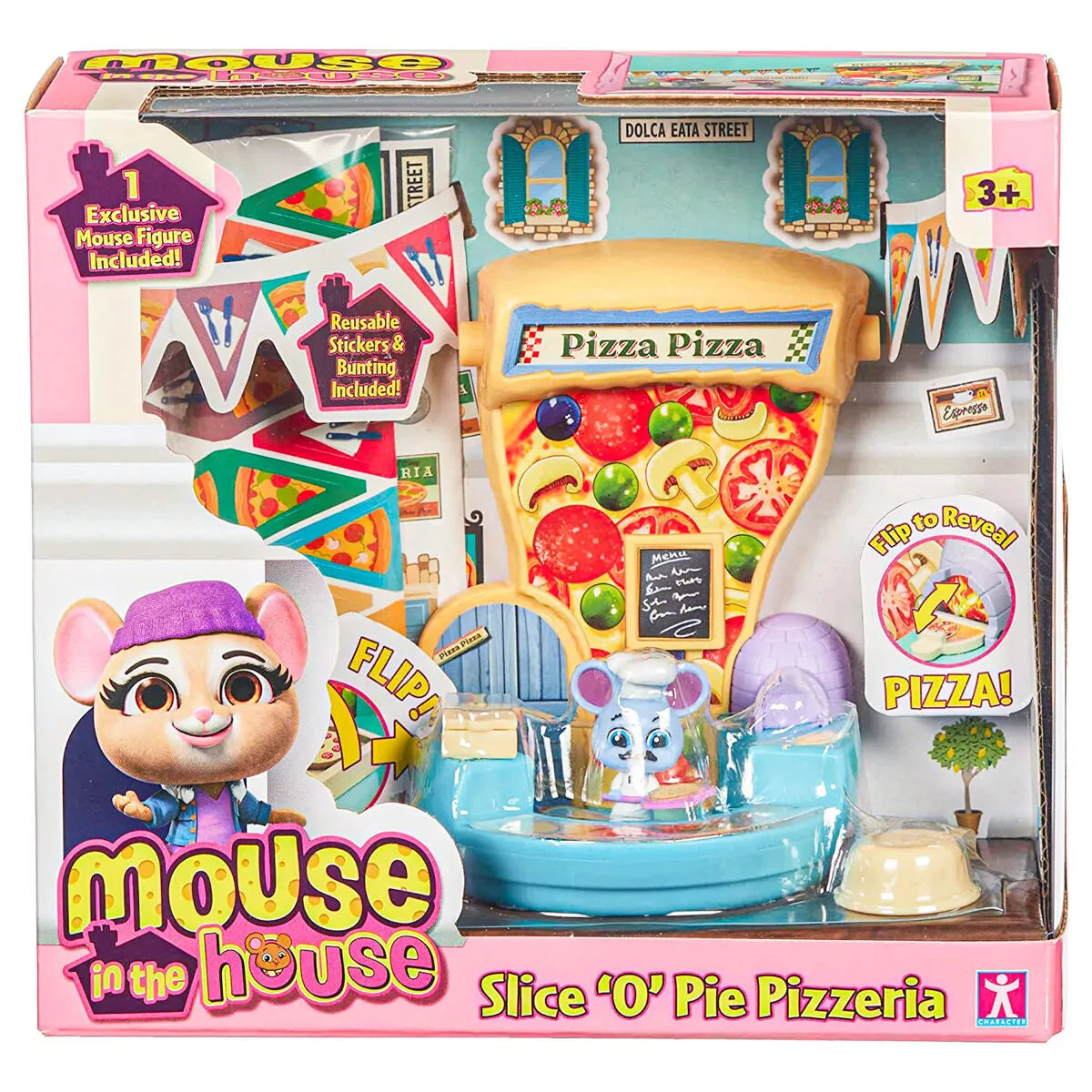 Mouse in House Slice 'O Pie Pizzeria Toy Playset