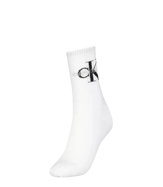 Calvin Klein Jeans Cotton Womens Socks - White One Size