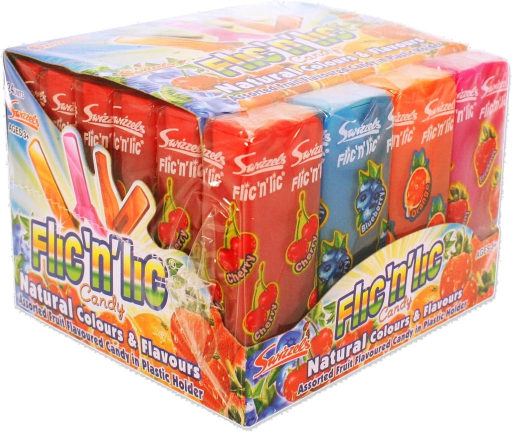 Swizzels Flic 'n' Lick Lollies 24 Pack
