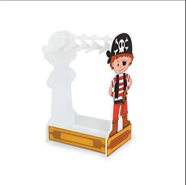 Wooden Pirate Dressing Up Rail
