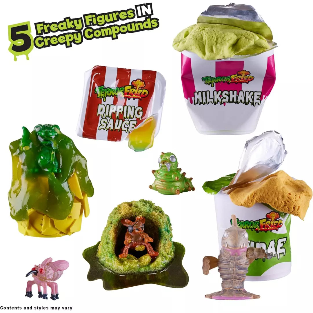 Terror Fried When Fast Food Goes Bad Slimy Box Pack of 5 Figures 5+