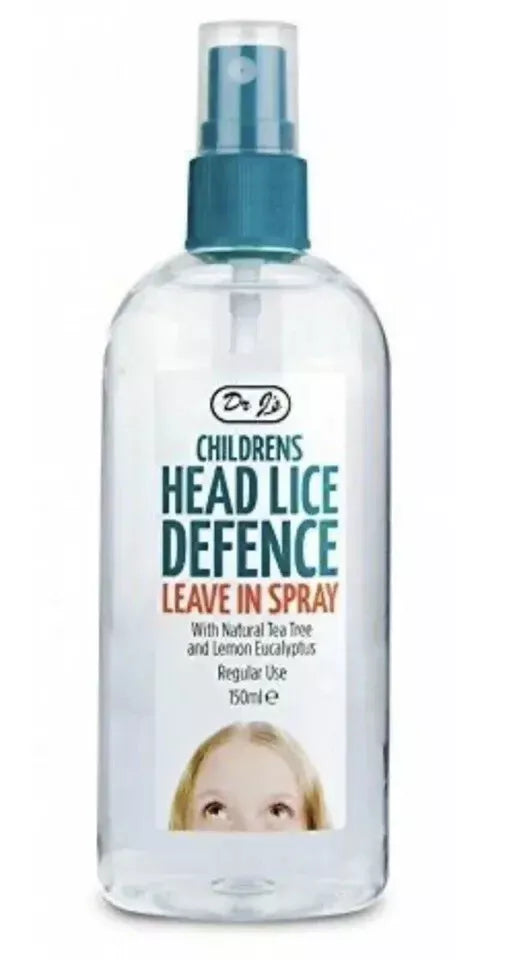 Dr J`s Childrens Head Lice Defence Leave in Spray 150ml (2 Pack)