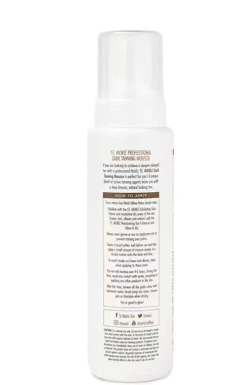St Moriz Instant Self Tanning Mousse 200ml - Dark