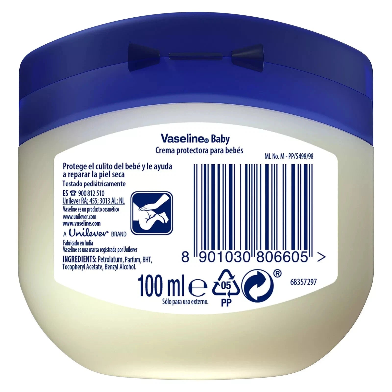 Vaseline Baby Gel for Baby 100ml (2 Pack)