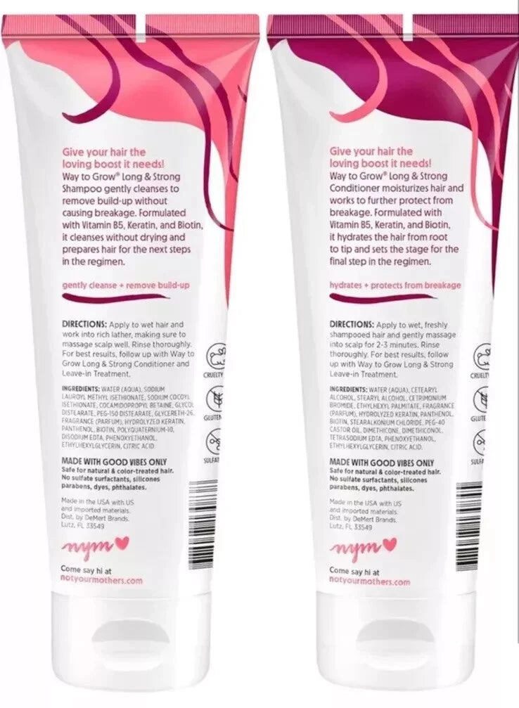 Not Your Mother's Way To Grow Long & Strong Shampoo & Conditioner Set 8oz