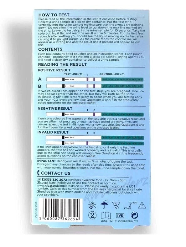 Pregnancy Test Strips Family Planning Home Pregnancy Test 9 Pregnancy Strips