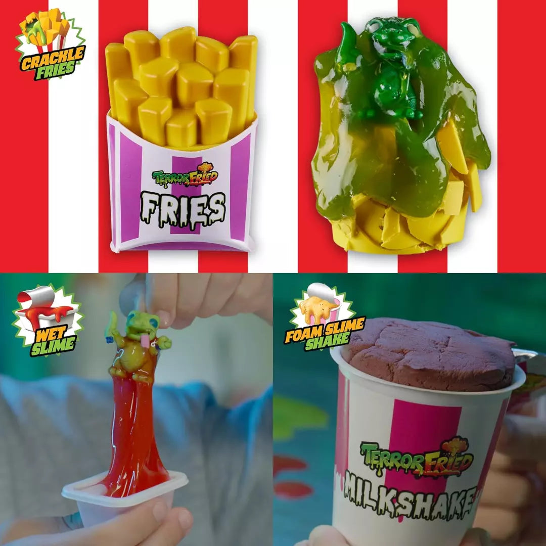 Terror Fried When Fast Food Goes Bad Slimy Box Pack of 5 Figures 5+