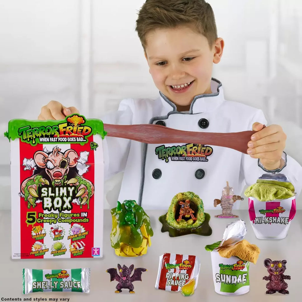 Terror Fried When Fast Food Goes Bad Slimy Box Pack of 5 Figures 5+