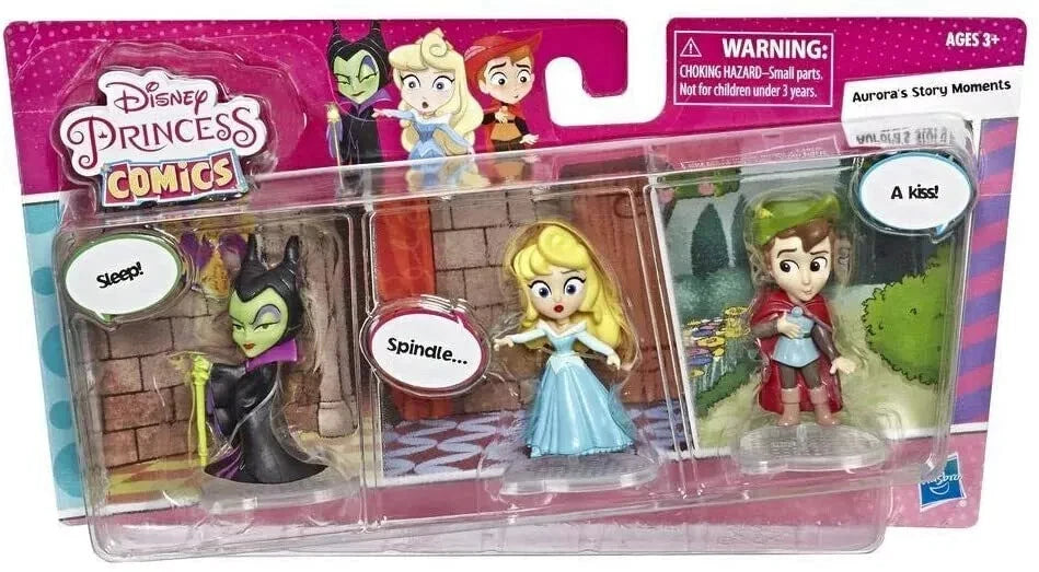 Disney Princess Comics Aurora Story Moments 3 Figure Set 3+
