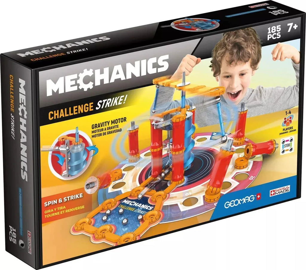 Geomag 777 - Mechanics Challenge Strike! Magnetic Construction 185 Pieces