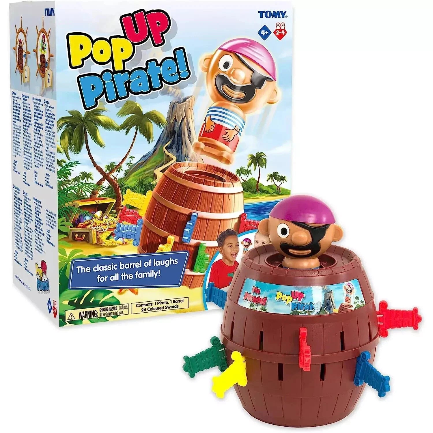 TOMY Pop Up Pirate Classic Action Game 4+
