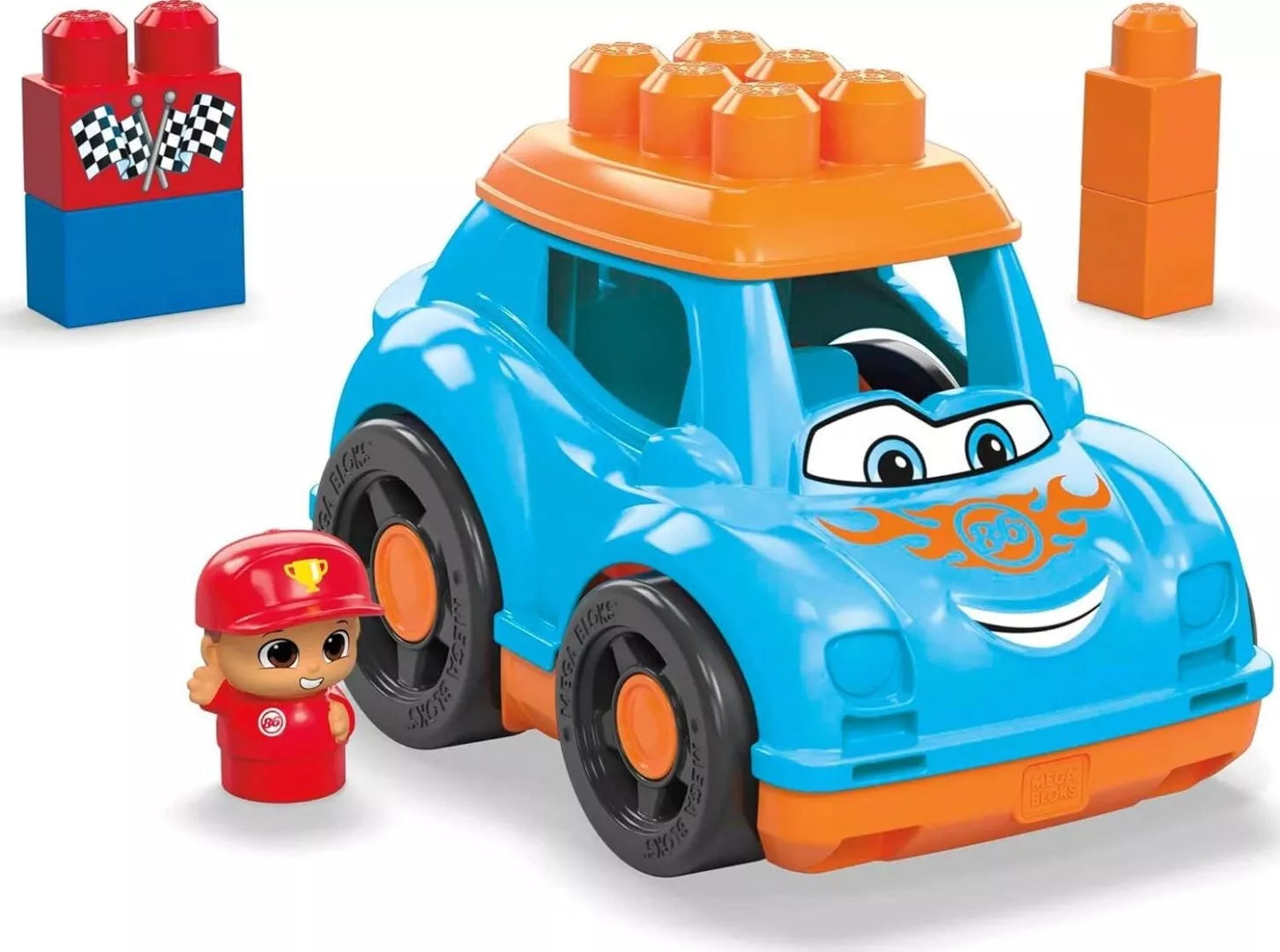Mega Bloks Ricky Race Car 1+ Years