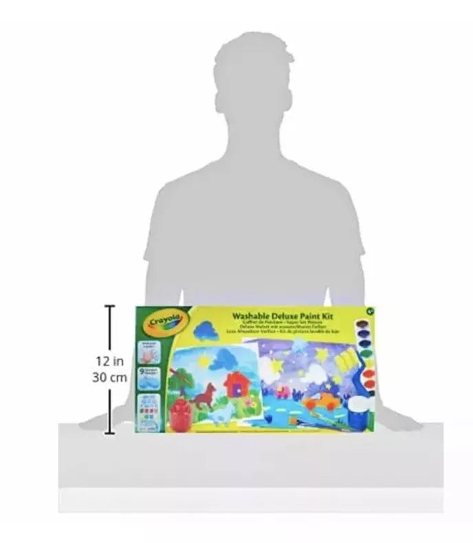 Crayola Washable Deluxe Painting Kit