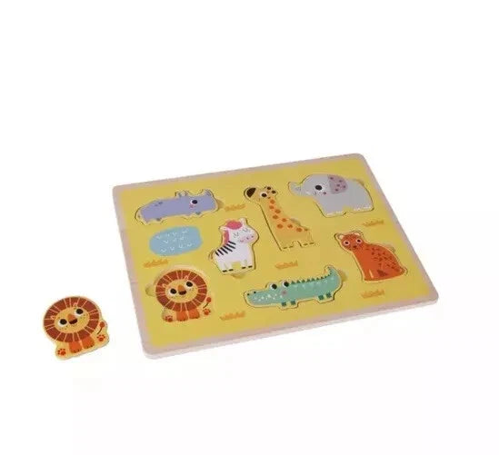 Chad Valley 3 Pack Wooden Puzzles 12m+