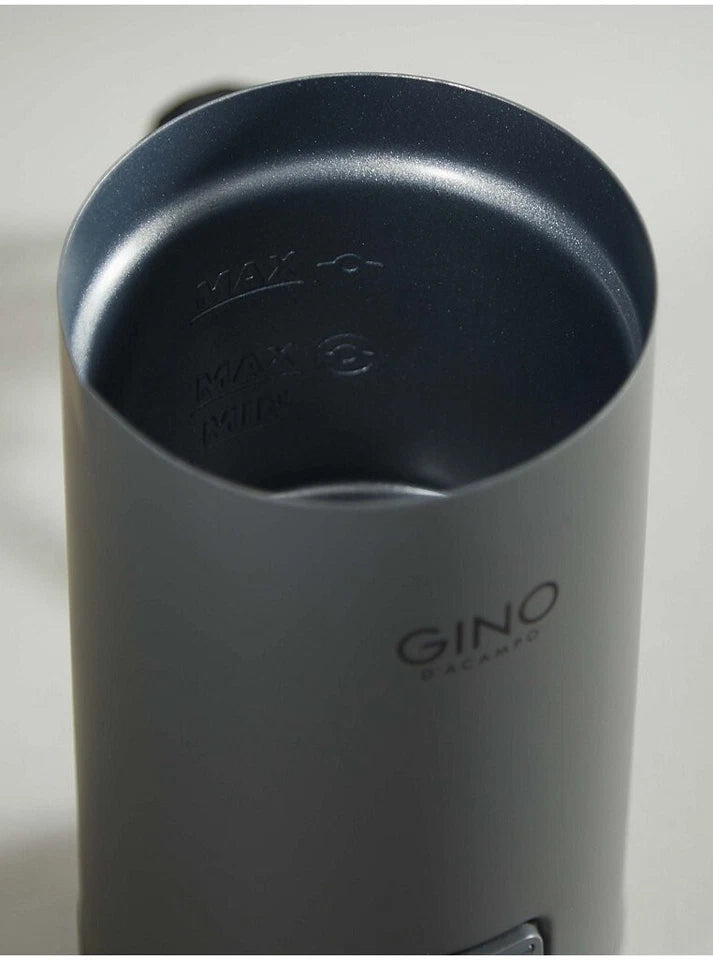 Gino D'Acampo Milk Frother 150ml 4 Form Level Soft -Touch Grey