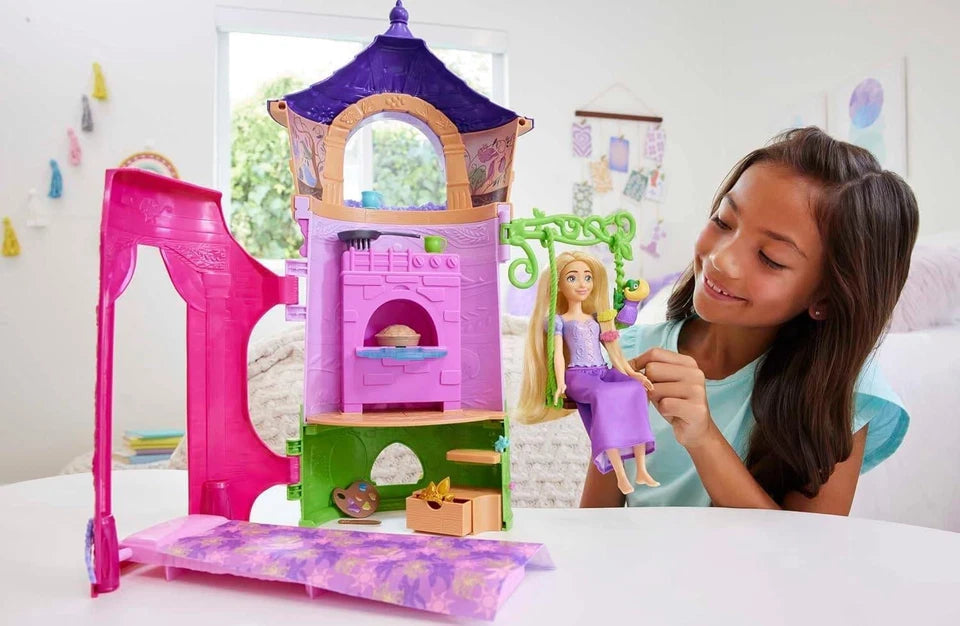 Disney Princess Rapunzel Doll & Tower Playset 3+