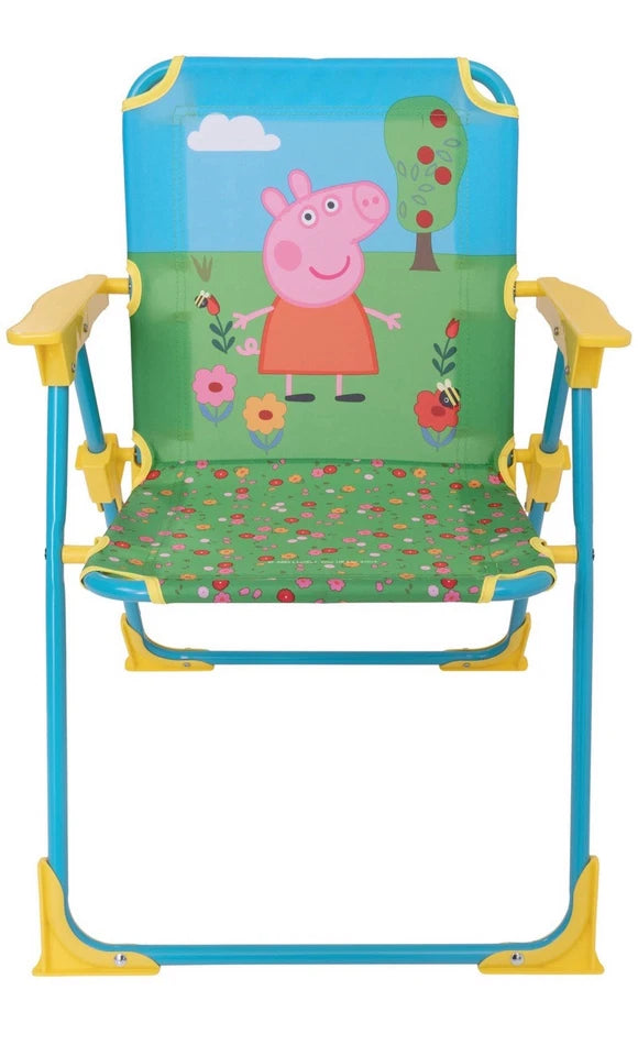 Peppa Pig Kids Garden Patio Set 2 Chairs & Parasol Outdoor Furniture