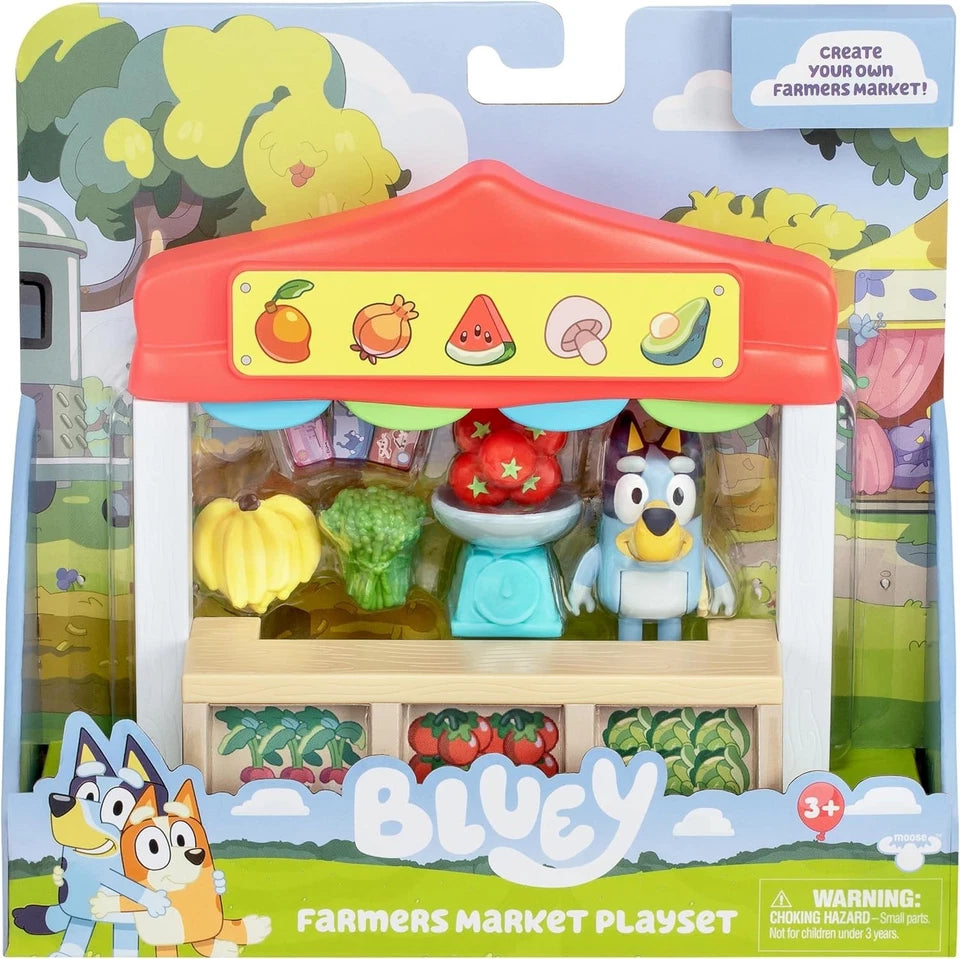 Bluey - Farmers Market Playset 3+