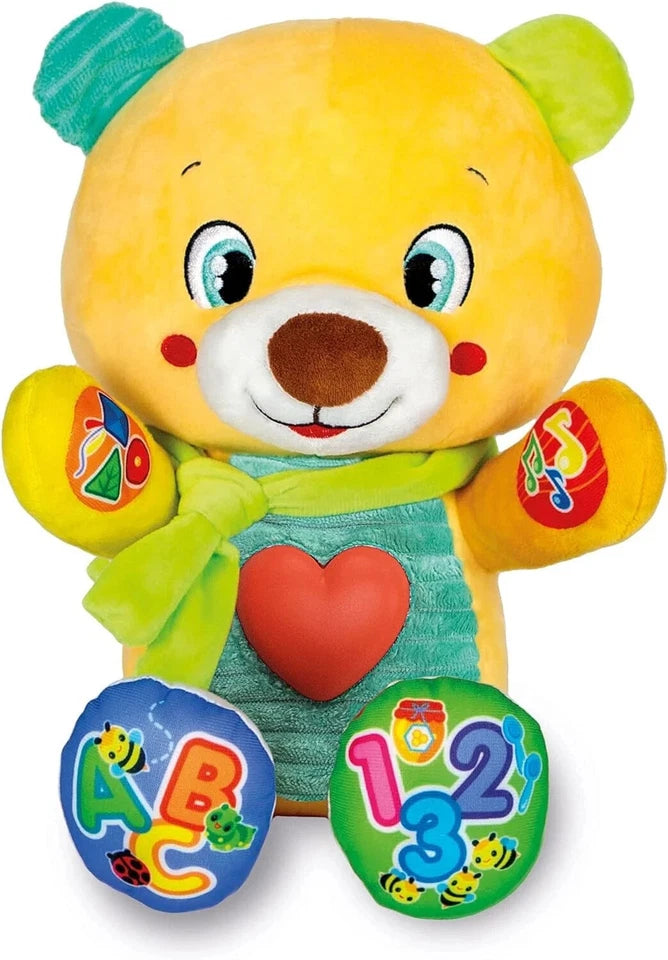 Clementoni Interactive Baby Bear Soft Plush Toy 6 Months+