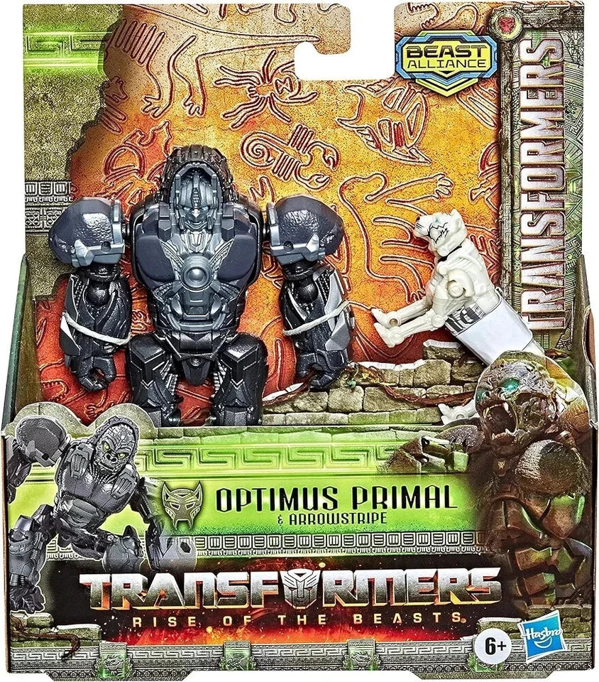 Transformers Rise Of The Beasts Optimus Primal & Arrowstripe Beast Alliance 6+