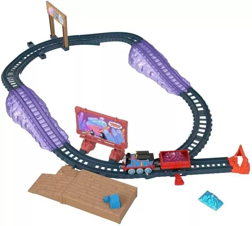 Thomas and Friends-Push Along(Crystal Mines Thomas) Playset