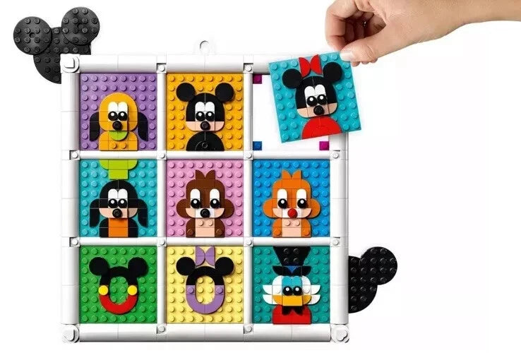 LEGO Disney 100 Years of Disney Animation Icons Display Art Set 43221