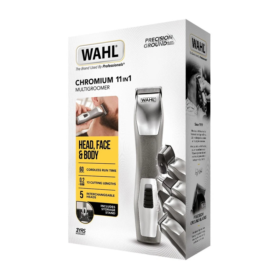 Wahl 11 in 1 Chromium Multi Groomer Cordless Hair Trimmer