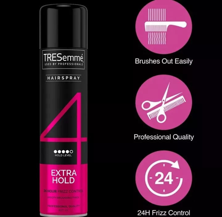 Tresemme Extra Hold Long Lasting Finish Fast Drying Hairspray (2 Pack)