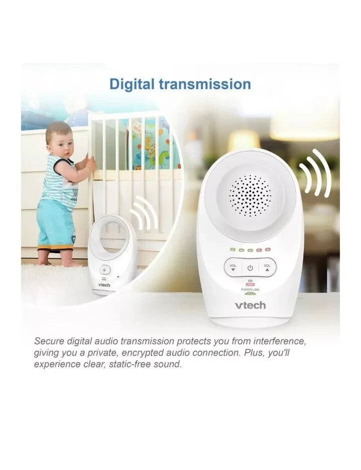VTech Dm1111 Safe & Sounds Digital Audio Baby Monitor