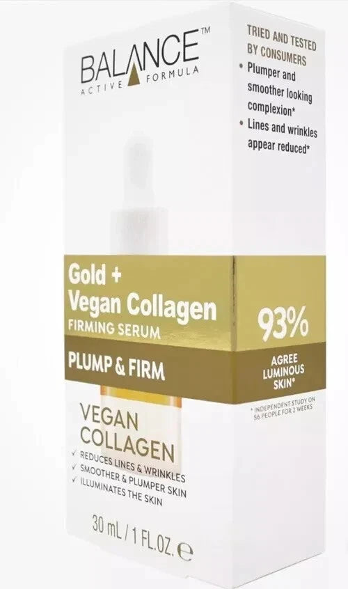 Balance Active Formula Gold and Vegan Collagen Rejuvenating Serum 30ml