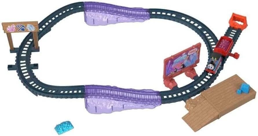 Thomas and Friends-Push Along(Crystal Mines Thomas) Playset
