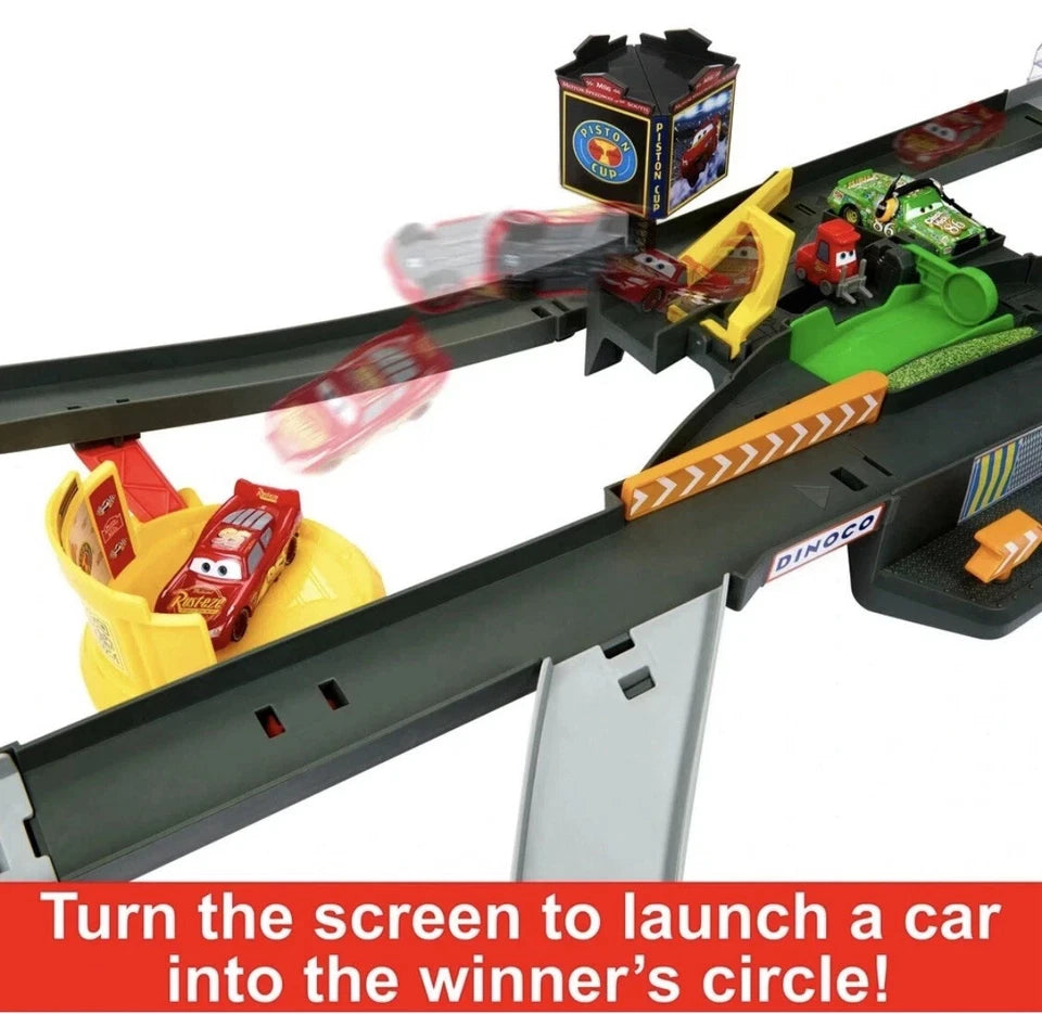 Disney Cars Piston Cup Action Speedway Race Track Playset 4+