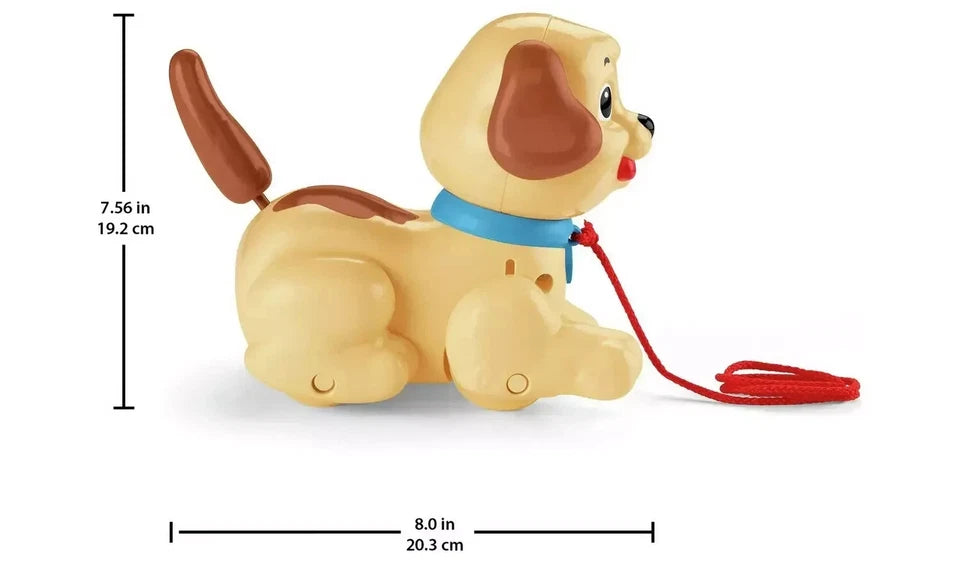 Fisher-Price Lil' Snoopy Pull Along Toy Dog 12M+