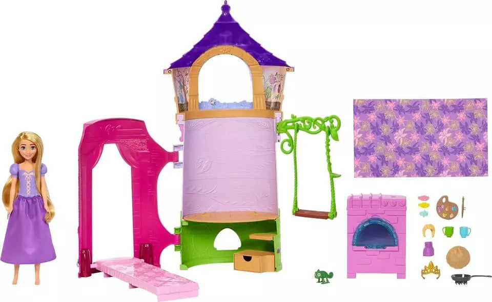 Disney Princess Rapunzel Doll & Tower Playset 3+