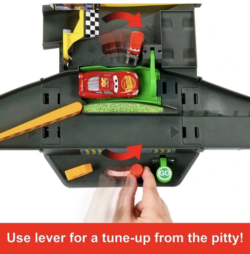 Disney Cars Piston Cup Action Speedway Race Track Playset 4+