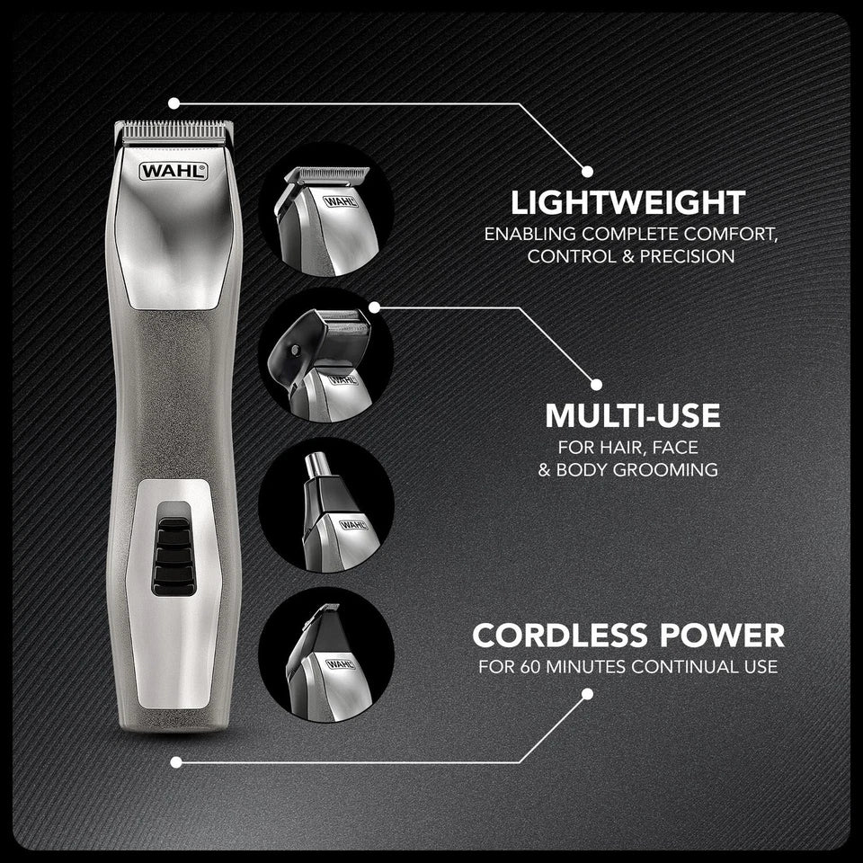Wahl 11 in 1 Chromium Multi Groomer Cordless Hair Trimmer