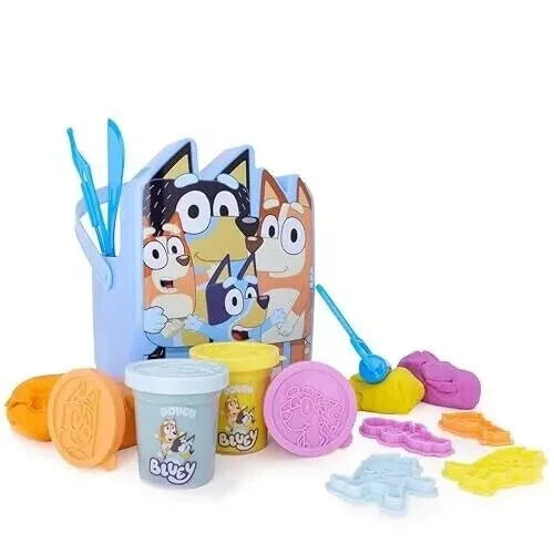 Bluey & Bingo Dough Bucket Activity Set Mould & Playdoh