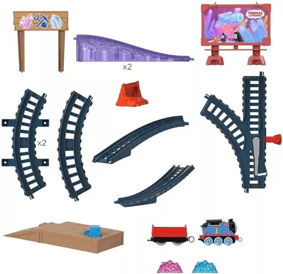 Thomas and Friends-Push Along(Crystal Mines Thomas) Playset