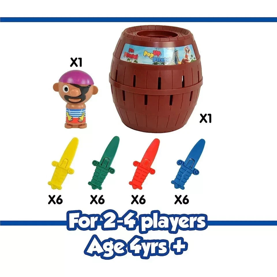 TOMY Pop Up Pirate Classic Action Game 4+