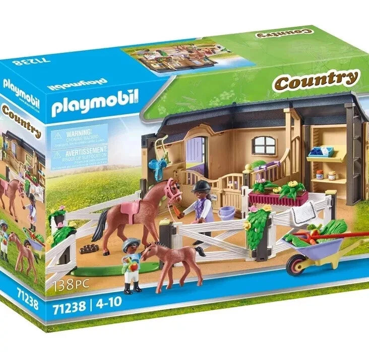 Playmobil Country Farm Stables 138pc Playset 71238 4-10 Years